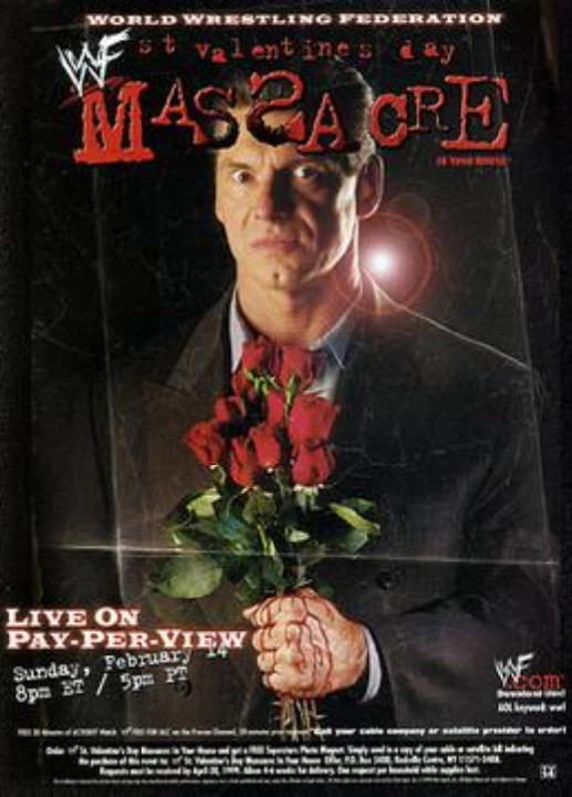 WWF In Your House St Valentines Day Massacre Poster