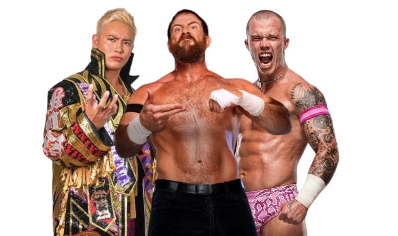 The Don Callis Family (Kazuchika Okada, Kyle Fletcher, and Mark Davis)  