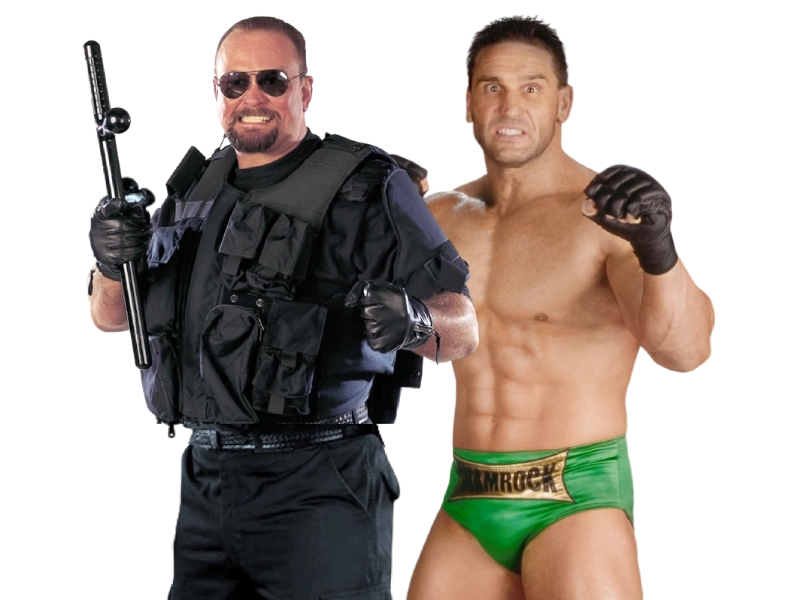 Big Boss Man and Ken Shamrock
