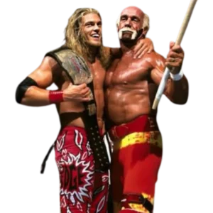 Edge and Hollywood Hulk Hogan