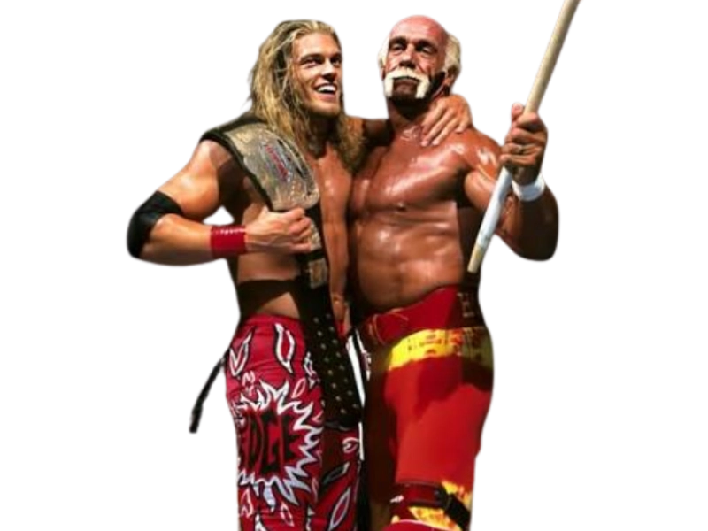 Edge and Hollywood Hulk Hogan