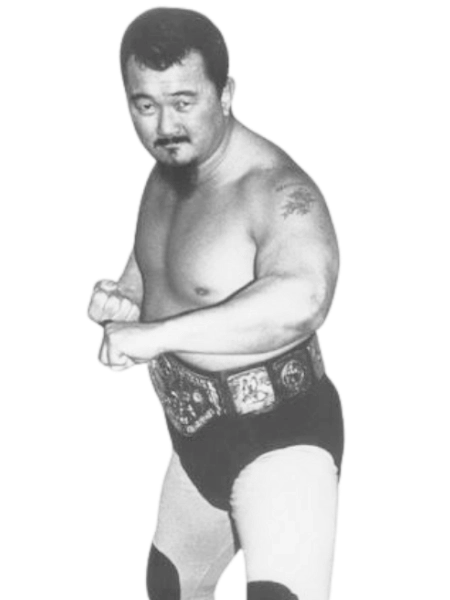 Mr. Fuji as a wrestler