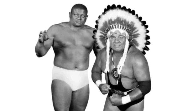 Rufus R. Jones and Wahoo McDaniel