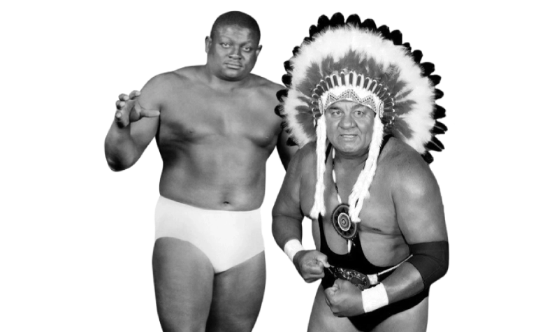 Rufus R. Jones and Wahoo McDaniel
