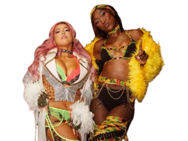 Mina Shirakawa and Queen Aminata